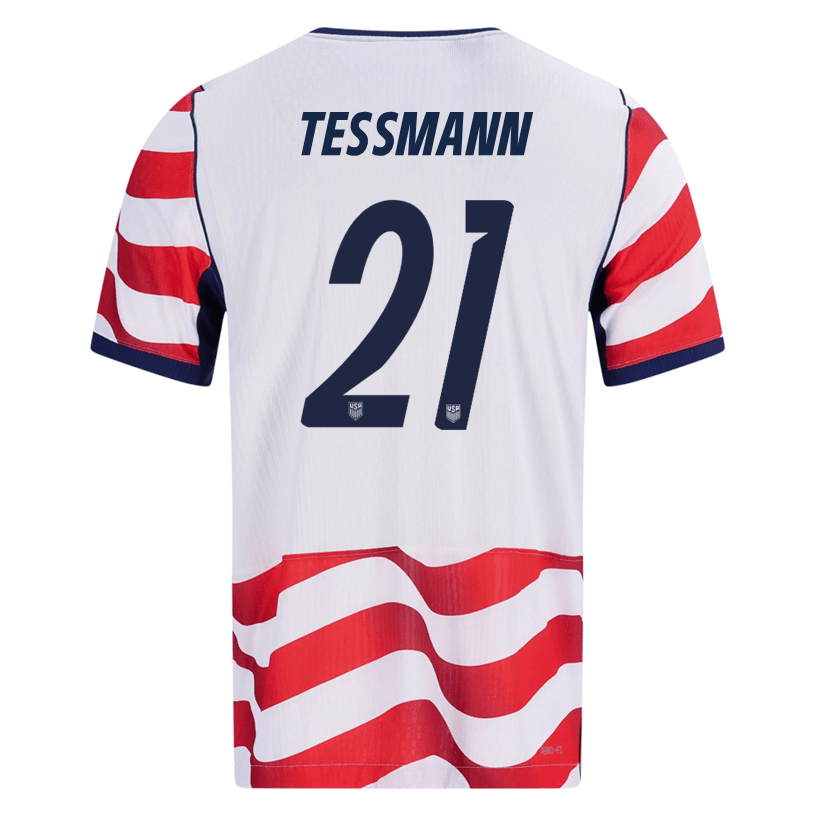 Nike Mens Tessmann United States Match Authentic Home Jersey 2026 (Sail/Midnight Navy) | SoccerWearhouse