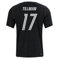 Nike Mens Tillman United States Away Stadium Jersey 2026 (Dark Obsidian/Pure Platinum)