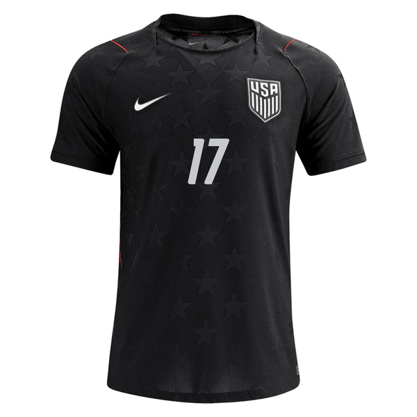 Nike USA ブラックシャツ 2026 Nike Men's Tillman United States Match Authentic Away Jersey 2026 (Dar
