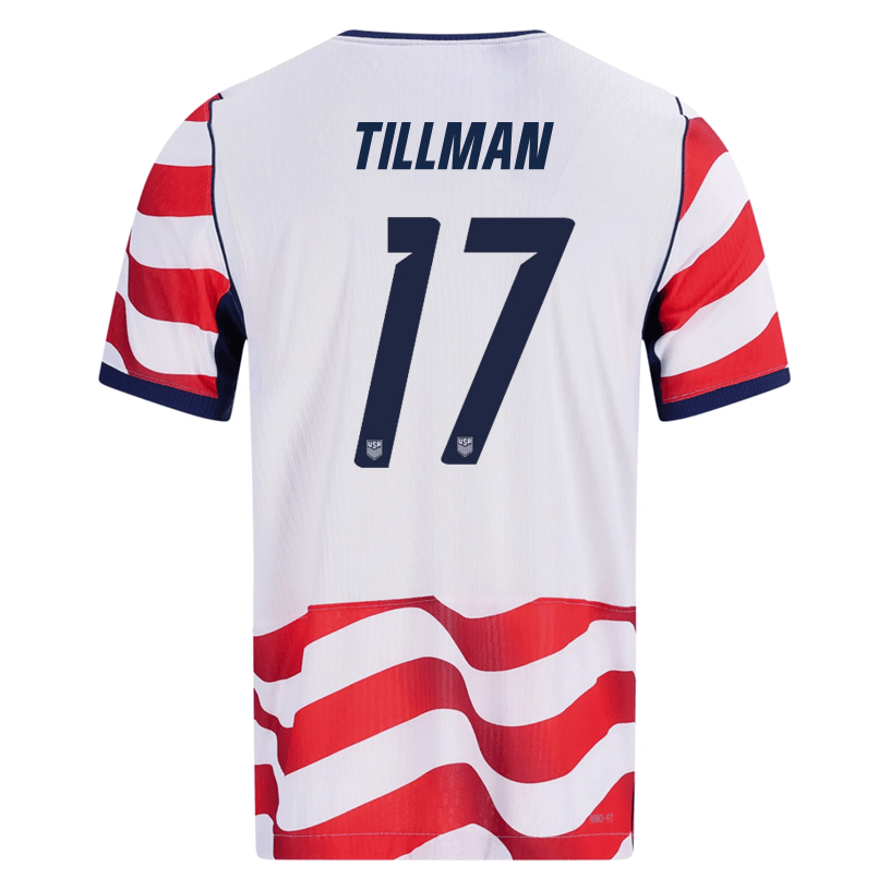 Nike Mens Tillman United States Match Authentic Home Jersey 2026 (Sail/Midnight Navy) | SoccerWearhouse