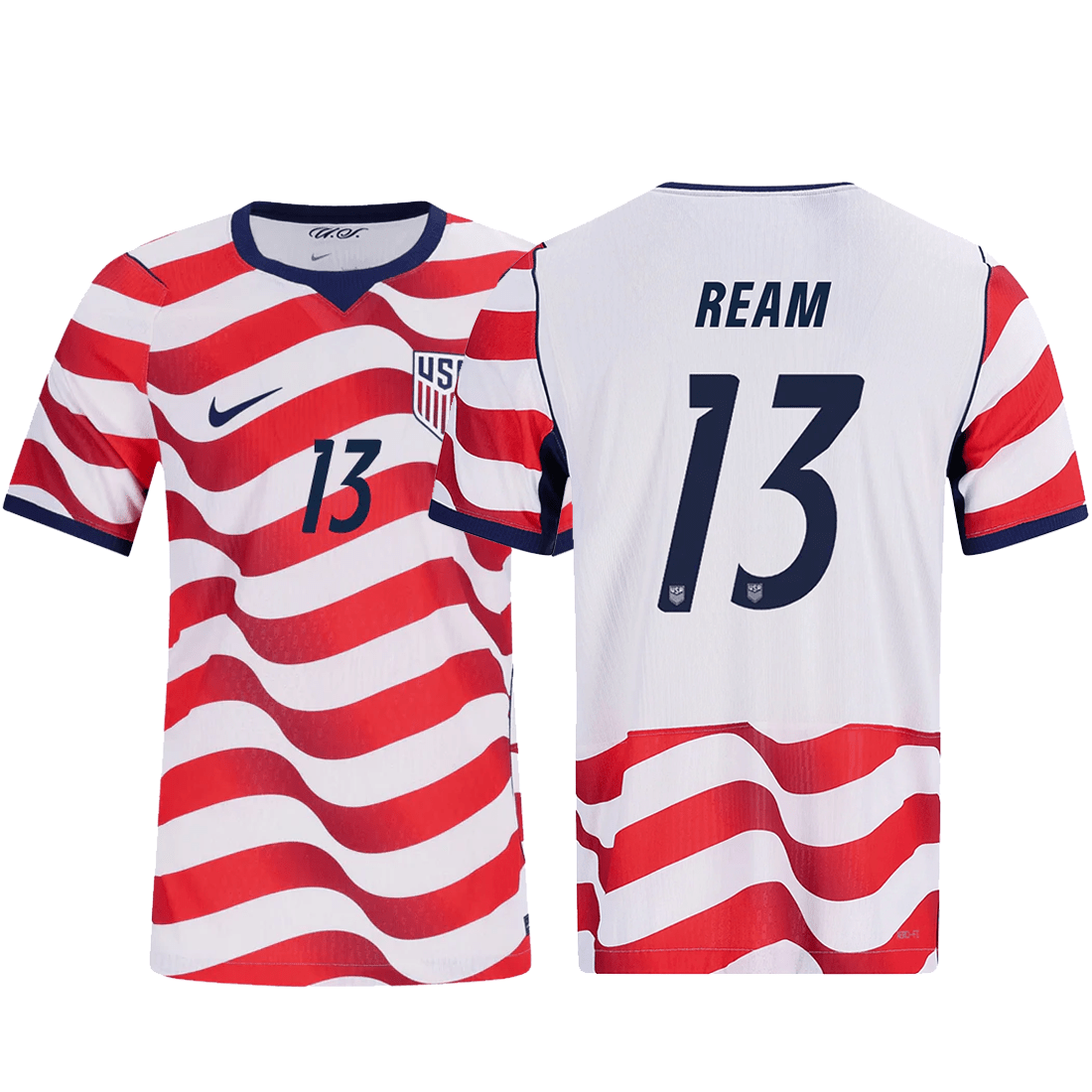 Nike Mens Tim Ream United States Match Authentic Home Jersey 2026 (Sail/Midnight Navy) | SoccerWearhouse