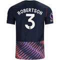 Nike Mens Tottenham Hotspur Andy Robertson Away Jersey w/ EPL + No Room For Racism Patches 26/27 (Obsidan/White)