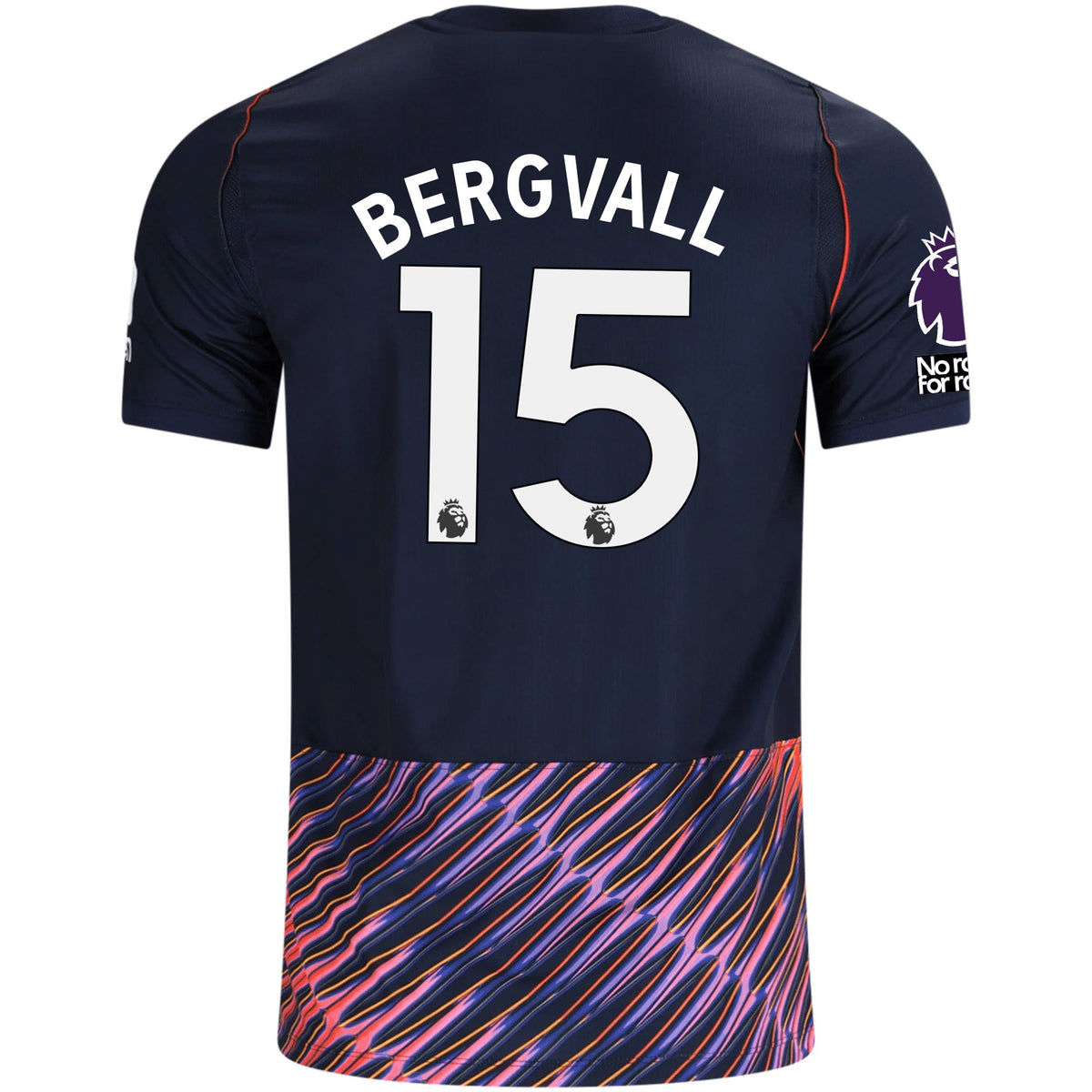Nike Mens Tottenham Hotspur Lucas Bergvall Away Jersey w/ EPL + No Room For Racism Patches 26/27 (Obsidan/White) | SoccerWearhouse