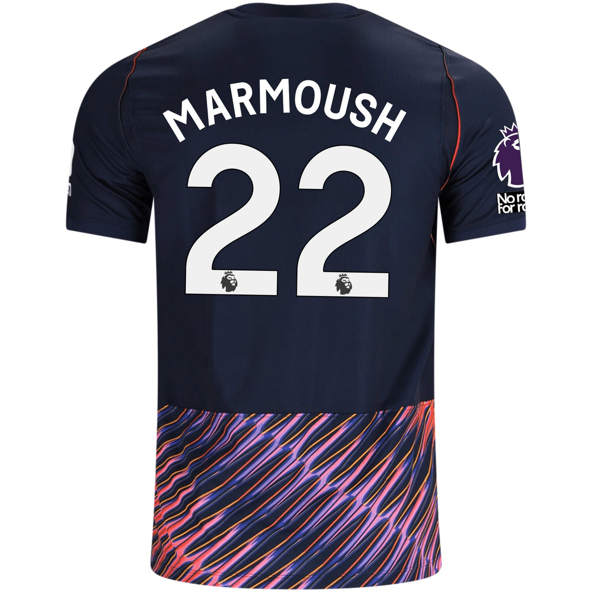 Nike Mens Tottenham Hotspur Omar Marmoush Away Jersey w/ EPL + No Room For Racism Patches 26/27 (Obsidan/White) | SoccerWearhouse