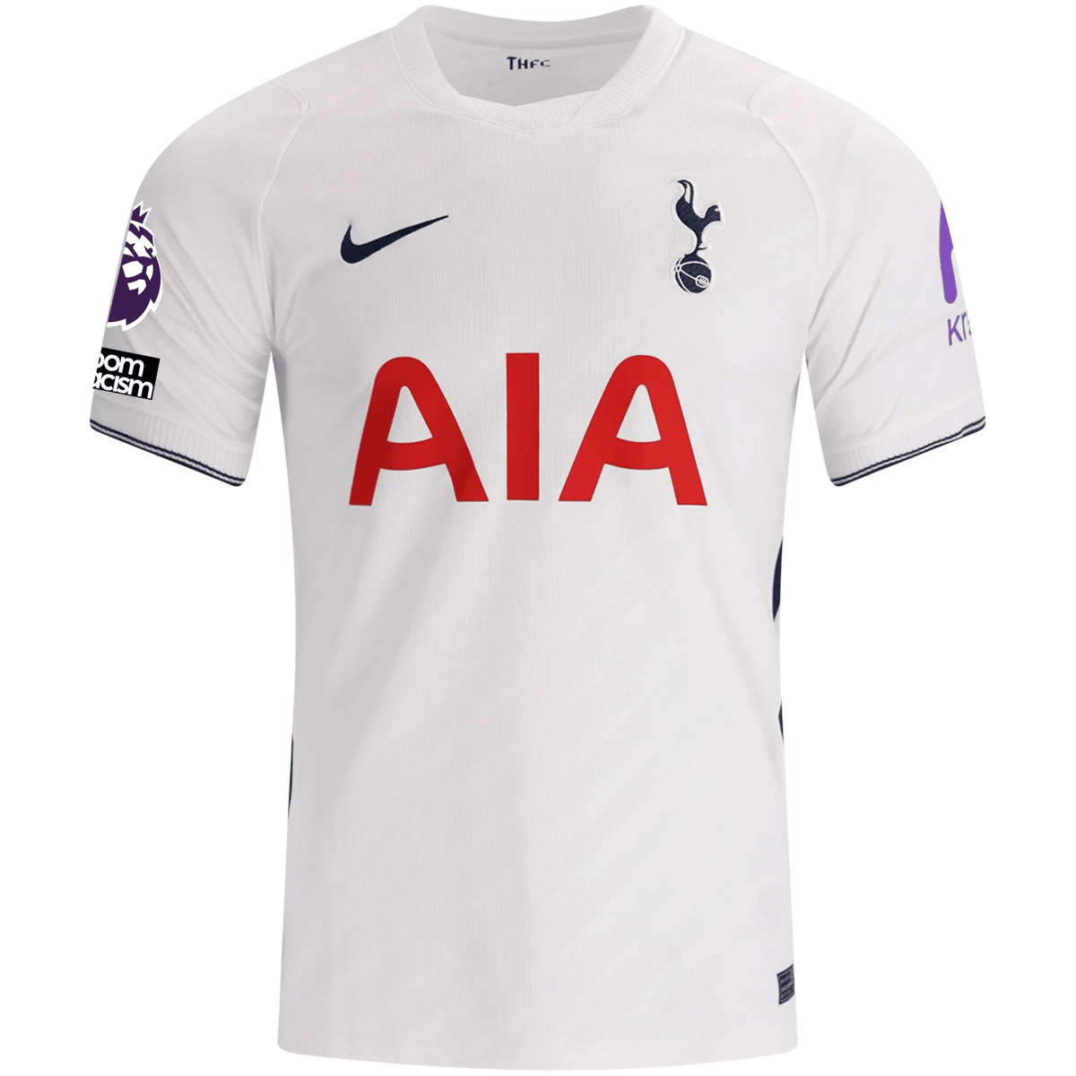 Nike Mens Tottenham Hotspur Omar Marmoush Home Jersey w/ EPL + No Room For Racism 26/27 (White) | SoccerWearhouse