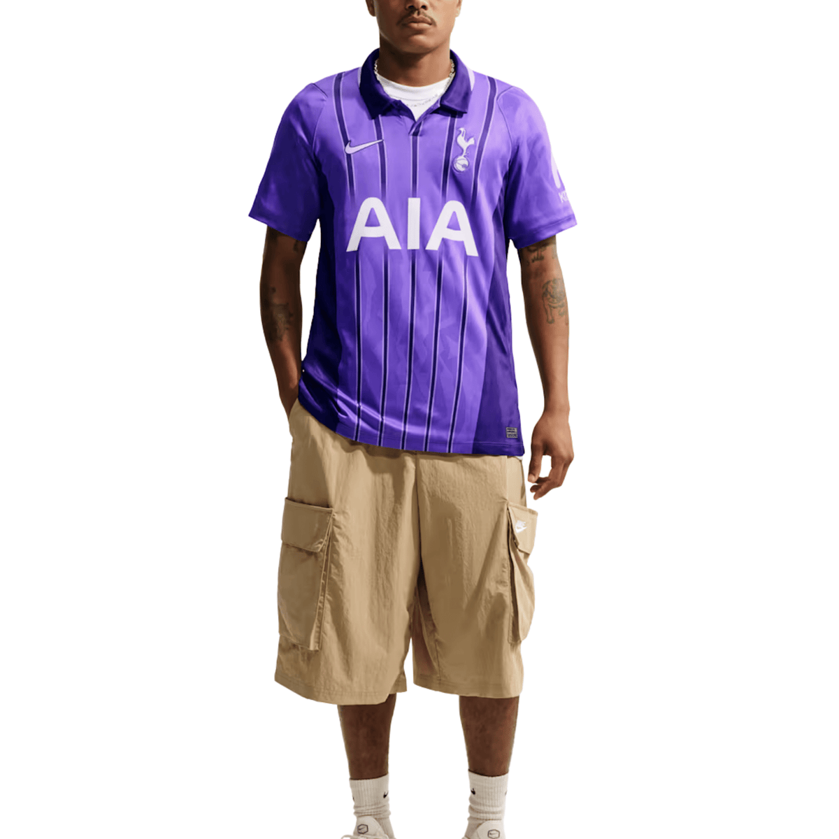 Nike Mens Tottenham Third Jersey 26/27 (Psychic Purple/New Orchid/White) | SoccerWearhouse