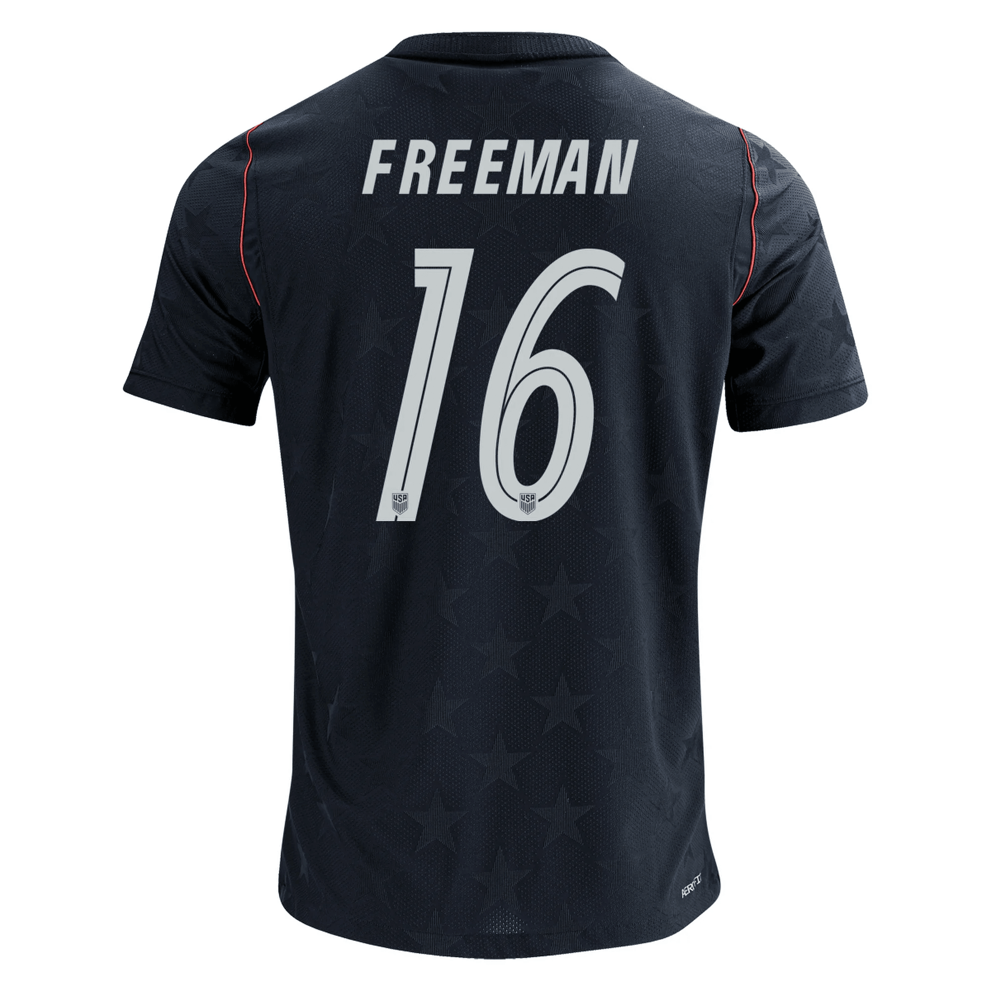 Nike Men's United States Alex Freeman Match Authentic Away Jersey 2026 (Dark Obsidian/Pure Platinum)