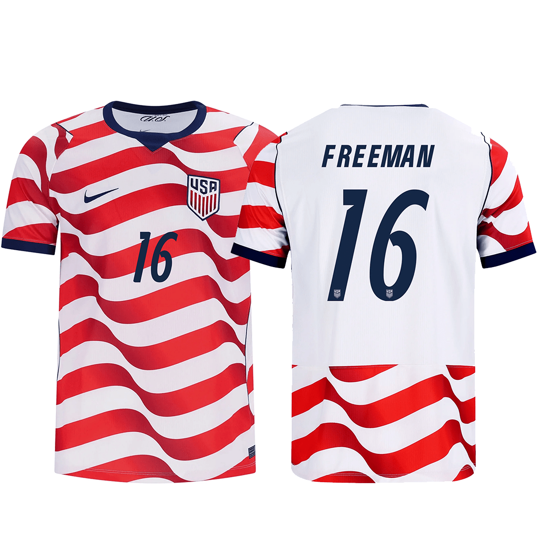 Nike Mens United States Alex Freeman Stadium Home Jersey 2026 (Sail/Midnight Navy) | SoccerWearhouse