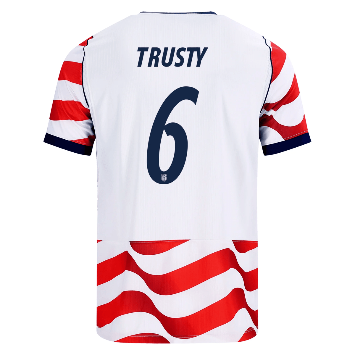 Nike Mens United States Auston Trusty Stadium Home Jersey 2026 (Sail/Midnight Navy) | SoccerWearhouse