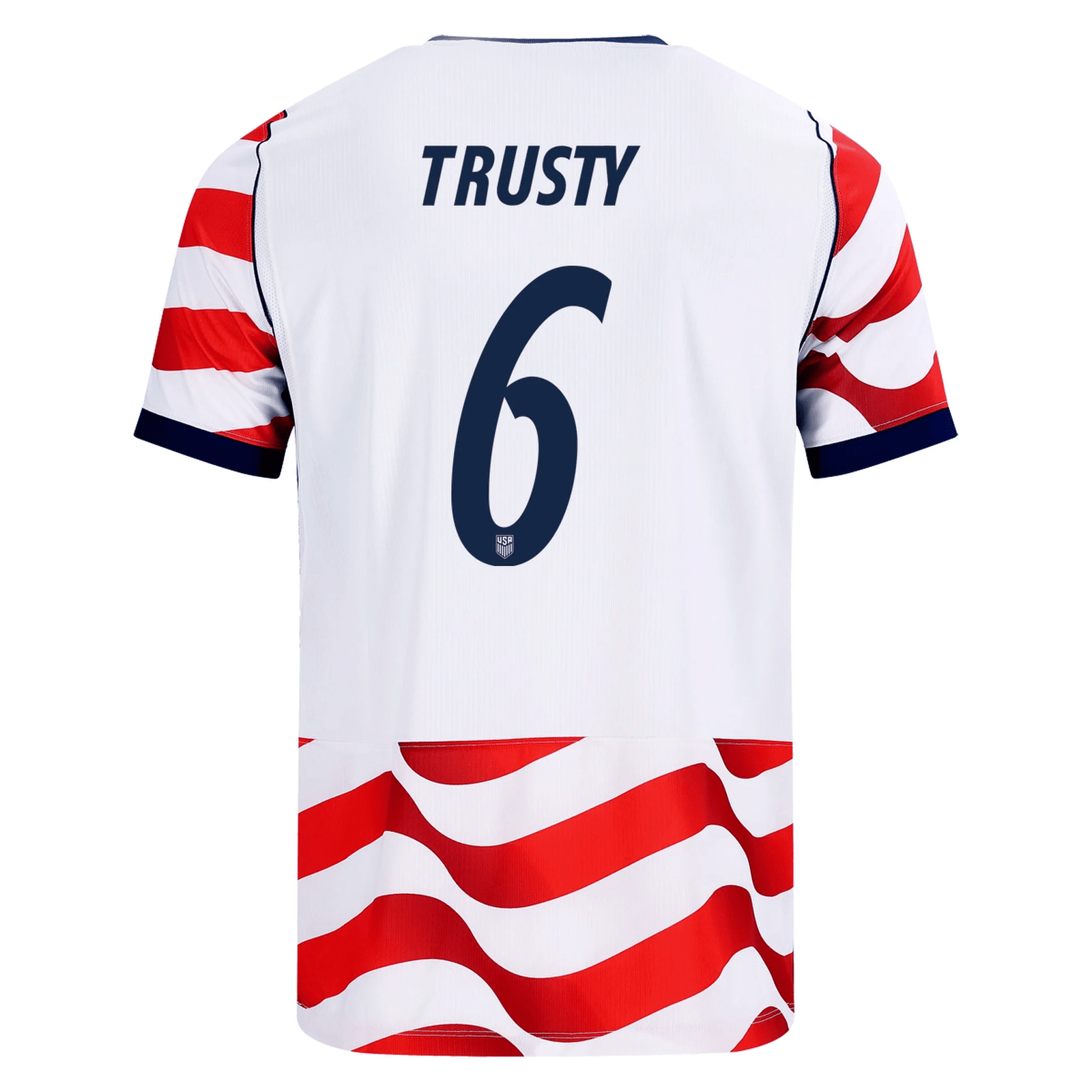 Nike Mens United States Auston Trusty Stadium Home Jersey 2026 (Sail/Midnight Navy) | SoccerWearhouse
