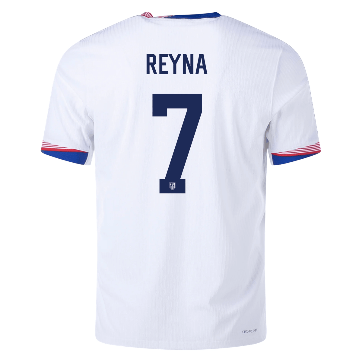 Nike Mens United States Authentic Gio Reyna Match Home Jersey 24/25 (White/Obsidian) | SoccerWearhouse