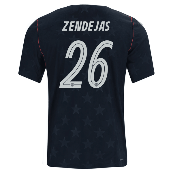 Nike Mens United States Away Alejandro Zendejas Stadium Jersey 2026 (D