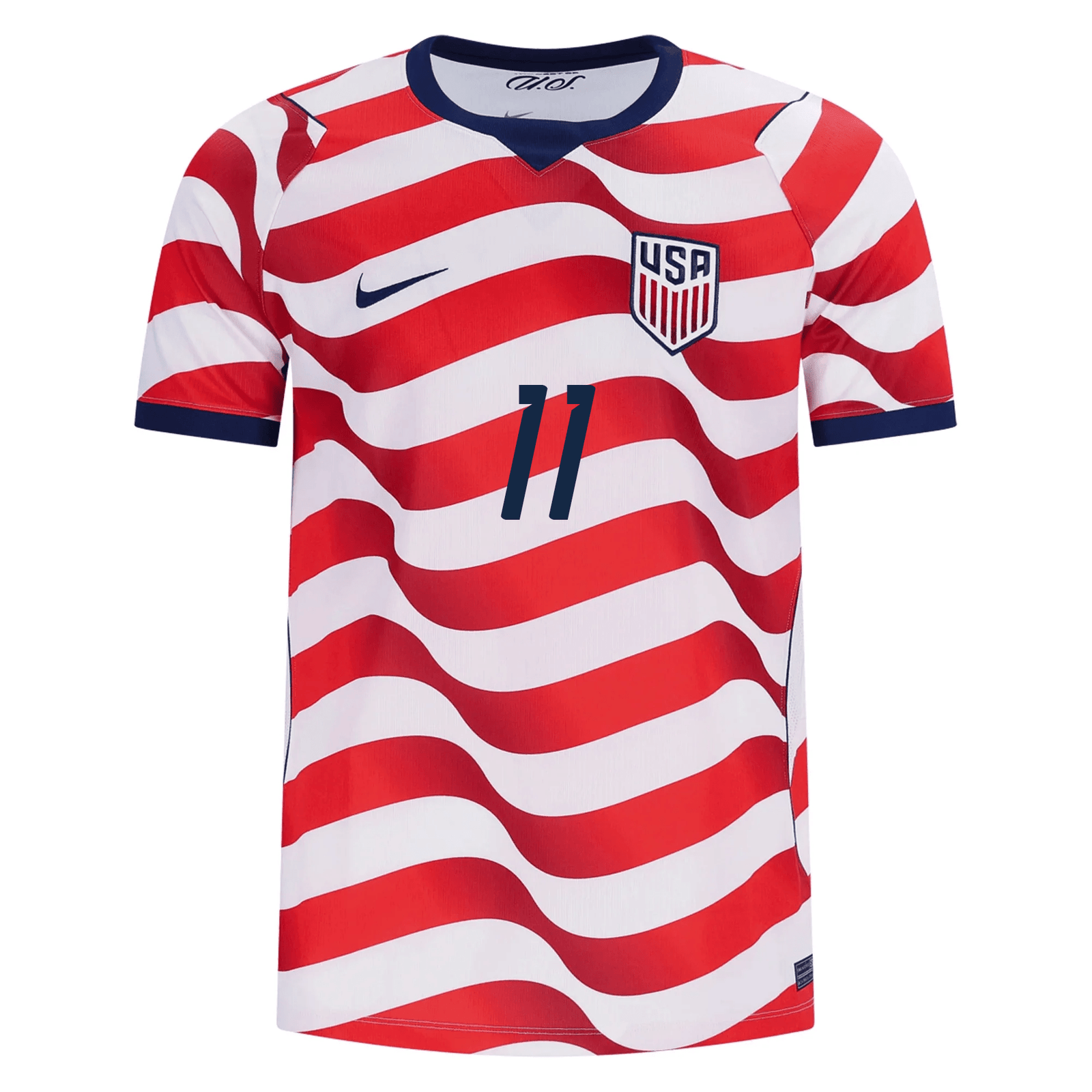 Nike Mens United States Brenden Aaronson Stadium Home Jersey 2026 (Sail/Midnight Navy) | SoccerWearhouse