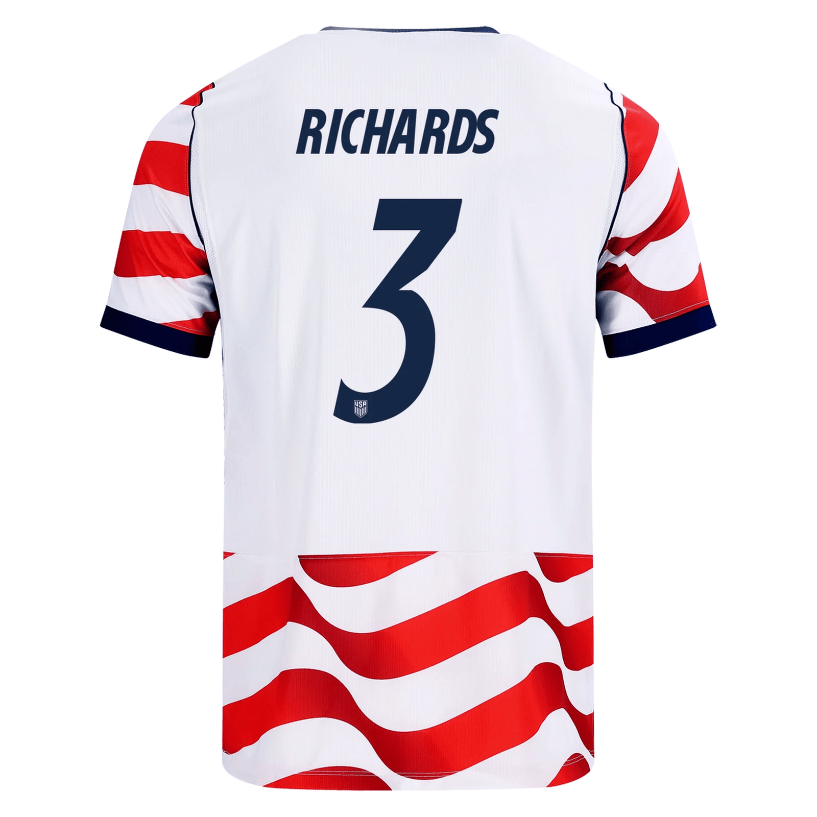 Nike Mens United States Chris Richards Stadium Home Jersey 2026 (Sail/Midnight Navy) | SoccerWearhouse