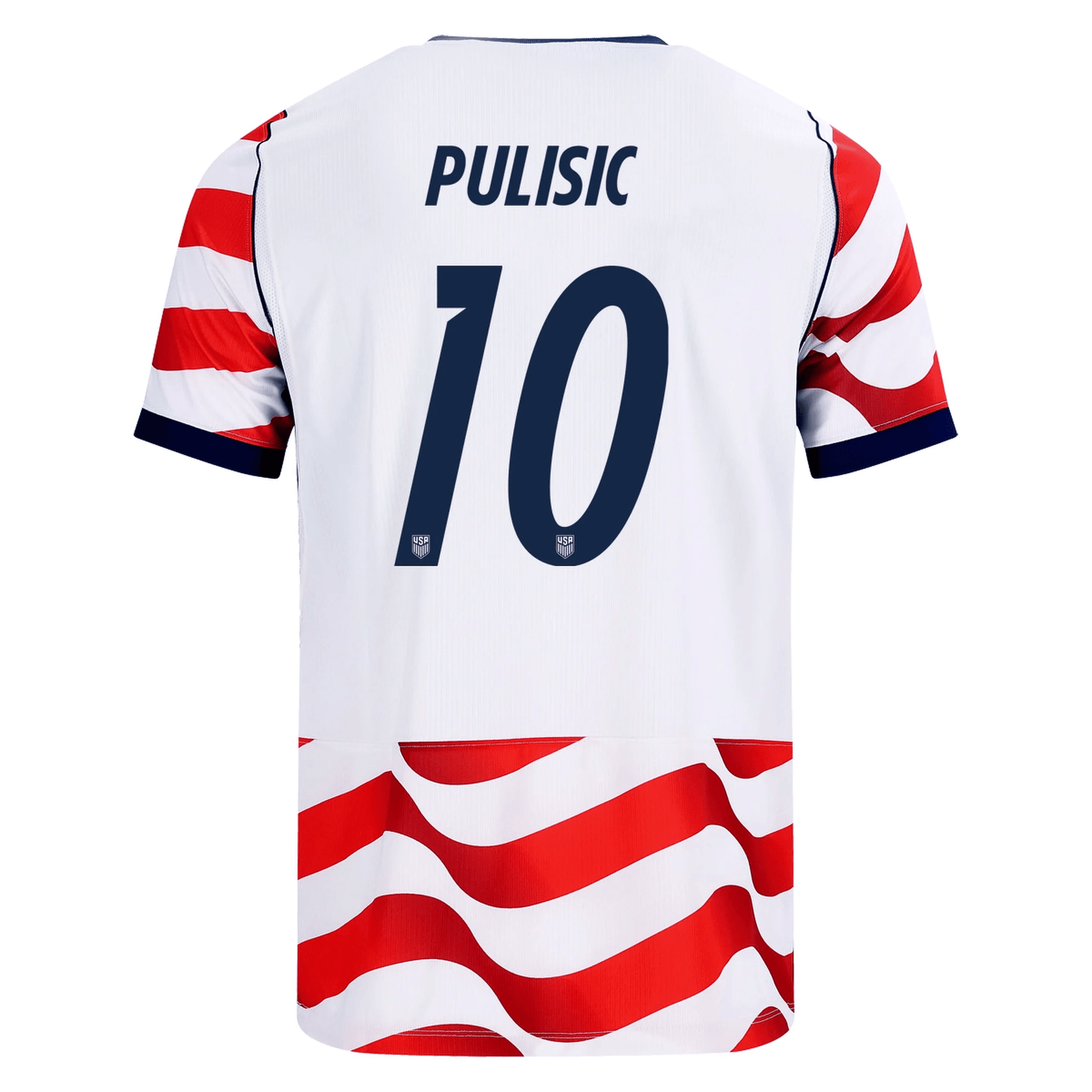Nike Mens United States Christian Pulisic Stadium Home Jersey 2026 (Sail/Midnight Navy) | SoccerWearhouse