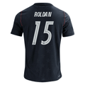 Nike Men's United States Cristian Roldan Match Authentic Away Jersey 2026 (Dark Obsidian/Pure Platinum)