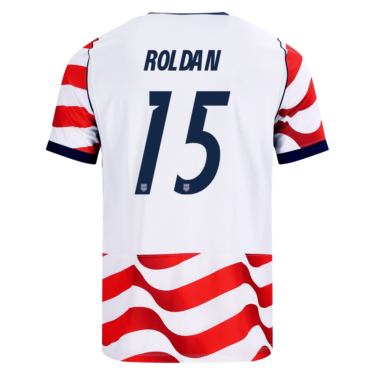 Nike Mens United States Cristian Roldan Stadium Home Jersey 2026 (Sail/Midnight Navy) | SoccerWearhouse