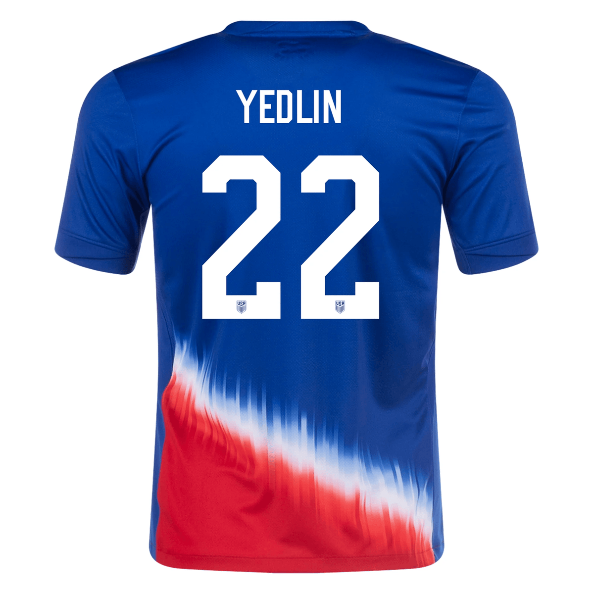 Nike Mens United States Deandre Yedlin Away Jersey 24/25 (Old Royal/Sport Red) | SoccerWearhouse