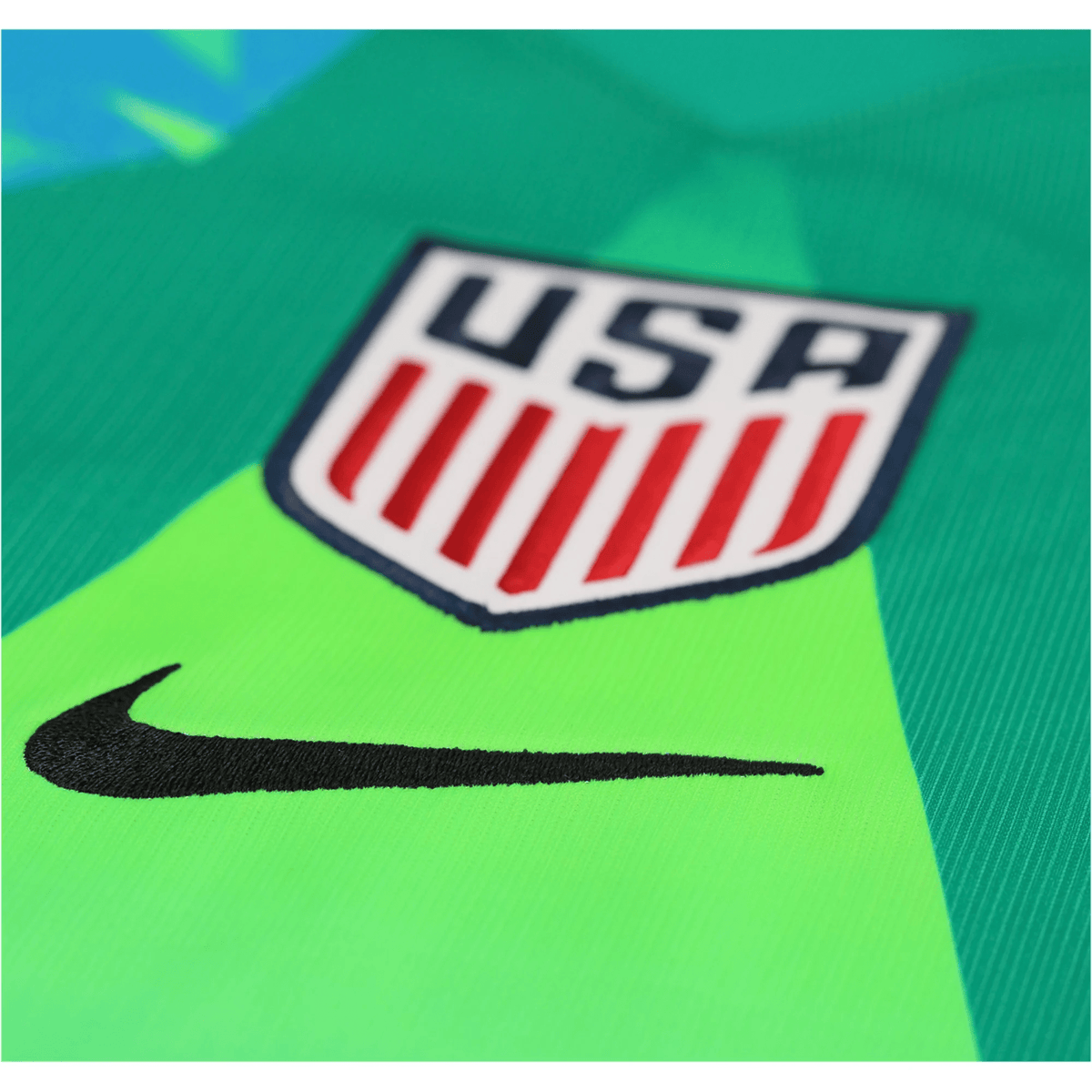 Nike Mens United States Goalkeeper Stadium Jersey 2026 (Green/Black) | SoccerWearhouse