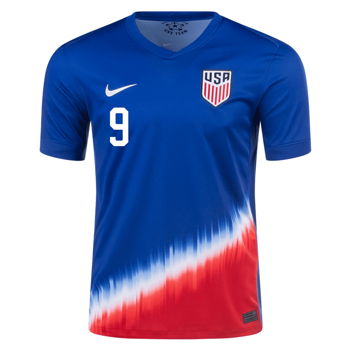 Nike Mens United States Jesus Ferreira Away Jersey 24/25 (Old Royal/Sport Red) | SoccerWearhouse
