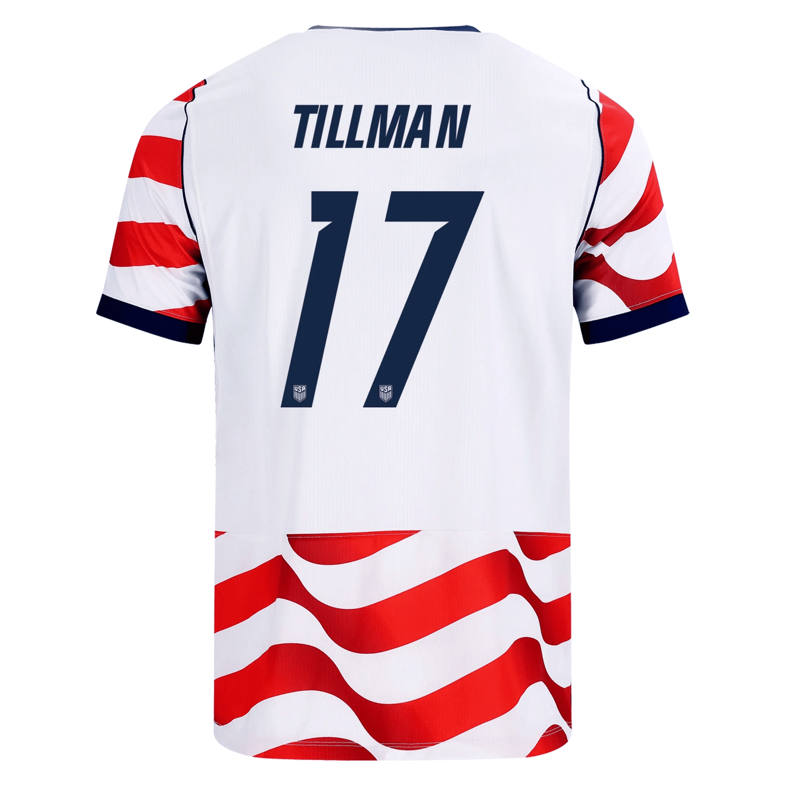 Nike Mens United States Malik Tilman Stadium Home Jersey 2026 (Sail/Midnight Navy) | SoccerWearhouse