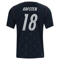 Nike Mens United States Max Arfsten Away Stadium Jersey 2026 (Dark Obsidian/Pure Platinum)