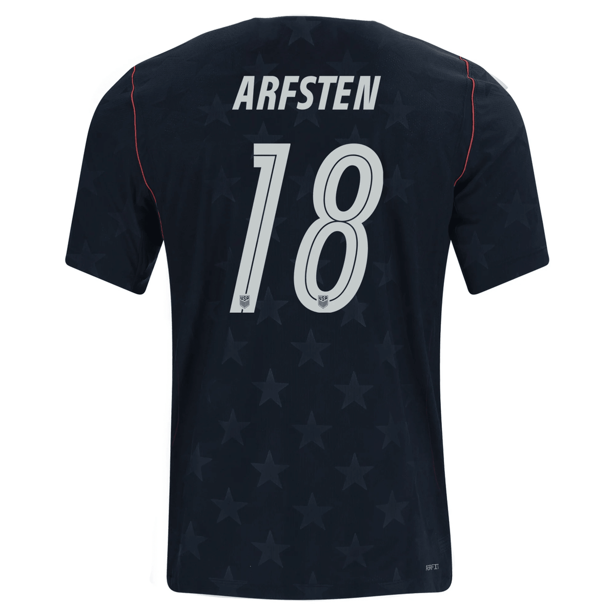 Nike Mens United States Max Arfsten Away Stadium Jersey 2026 (Dark Obsidian/Pure Platinum) | SoccerWearhouse