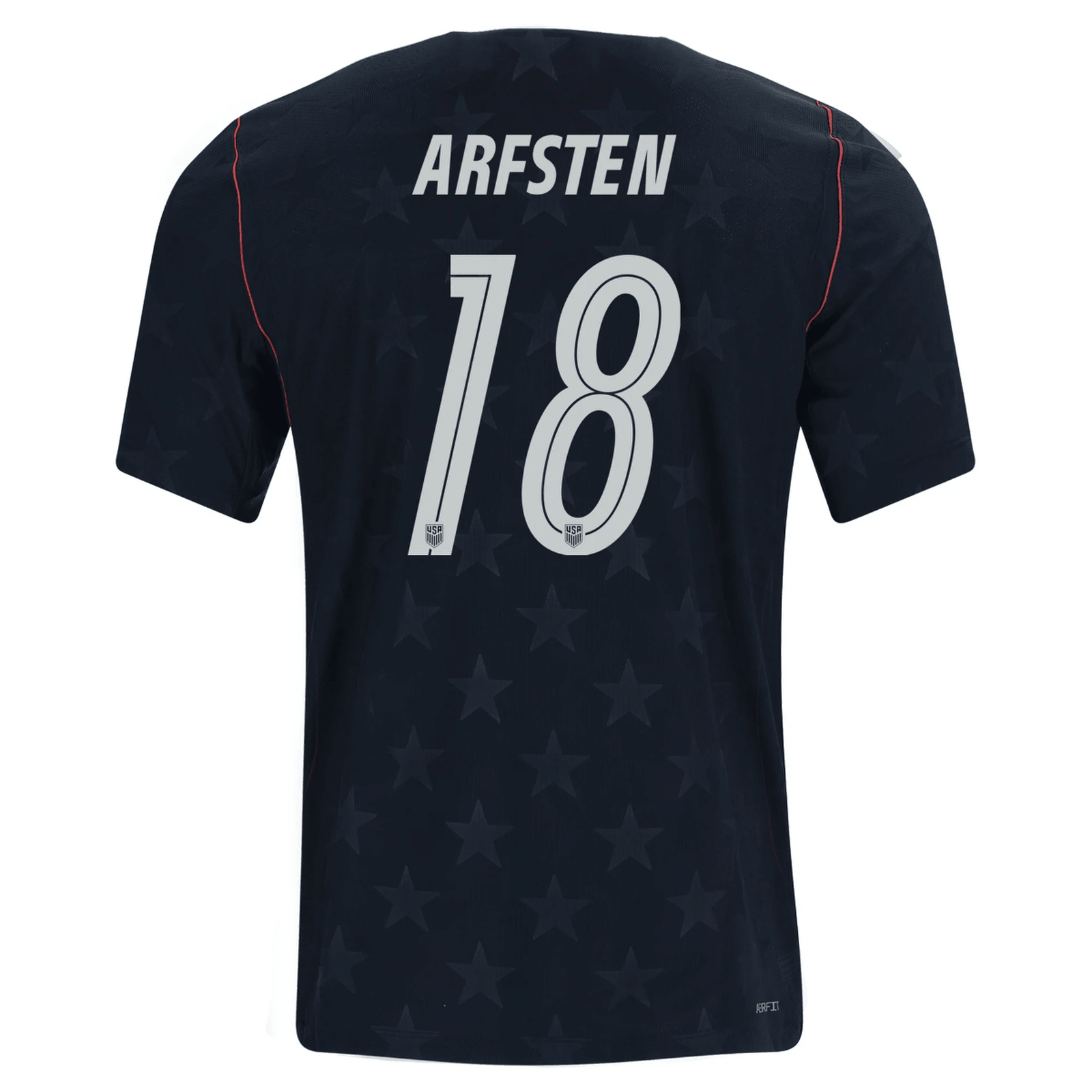 Nike Mens United States Max Arfsten Away Stadium Jersey 2026 (Dark Obsidian/Pure Platinum) | SoccerWearhouse