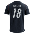 Nike Men's United States Max Arfsten Match Authentic Away Jersey 2026 (Dark Obsidian/Pure Platinum)
