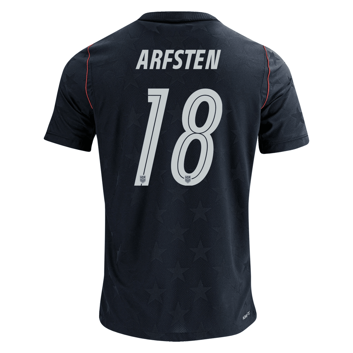 Nike Men's United States Max Arfsten Match Authentic Away Jersey 2026 (Dark Obsidian/Pure Platinum) | SoccerWearhouse