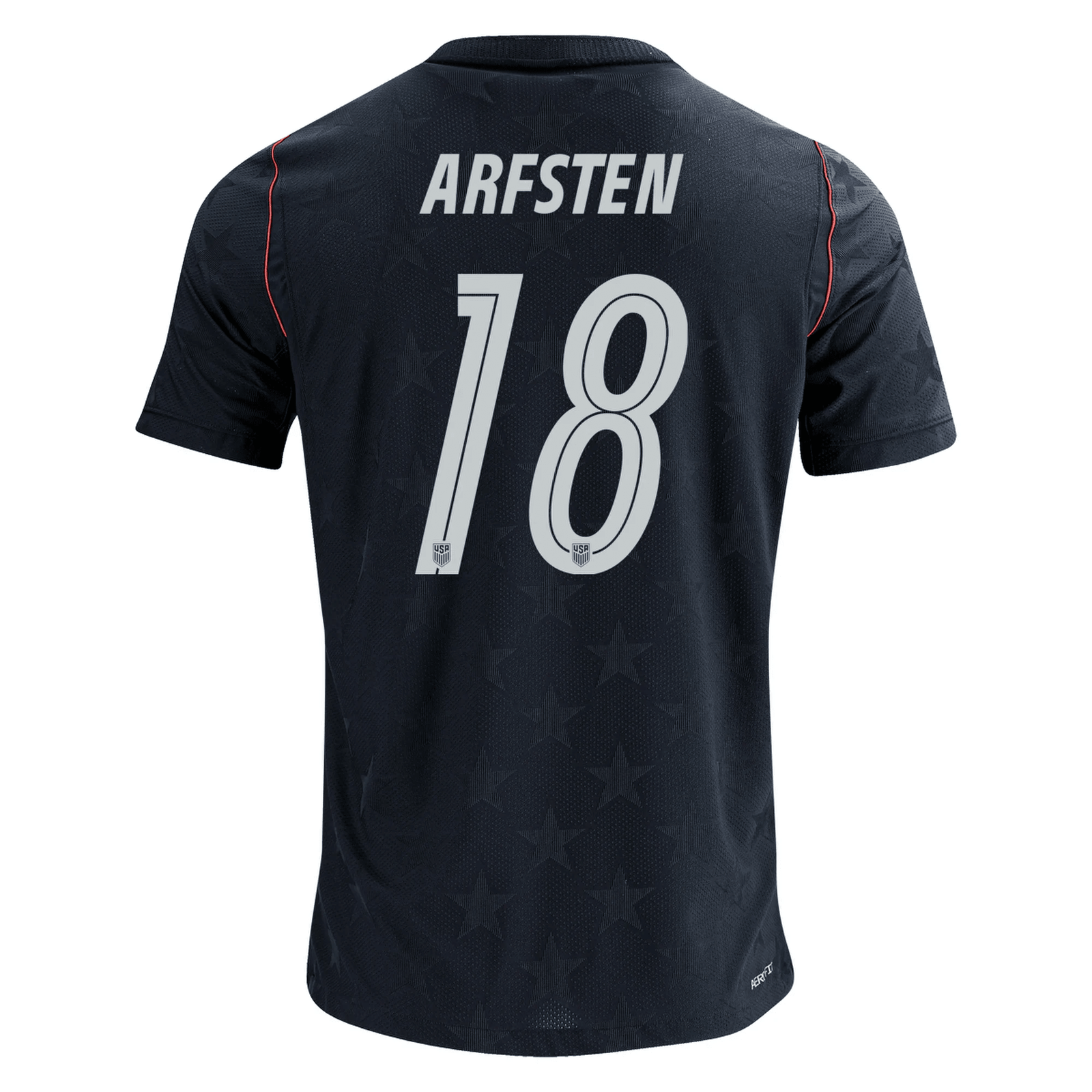 Nike Men's United States Max Arfsten Match Authentic Away Jersey 2026 (Dark Obsidian/Pure Platinum) | SoccerWearhouse
