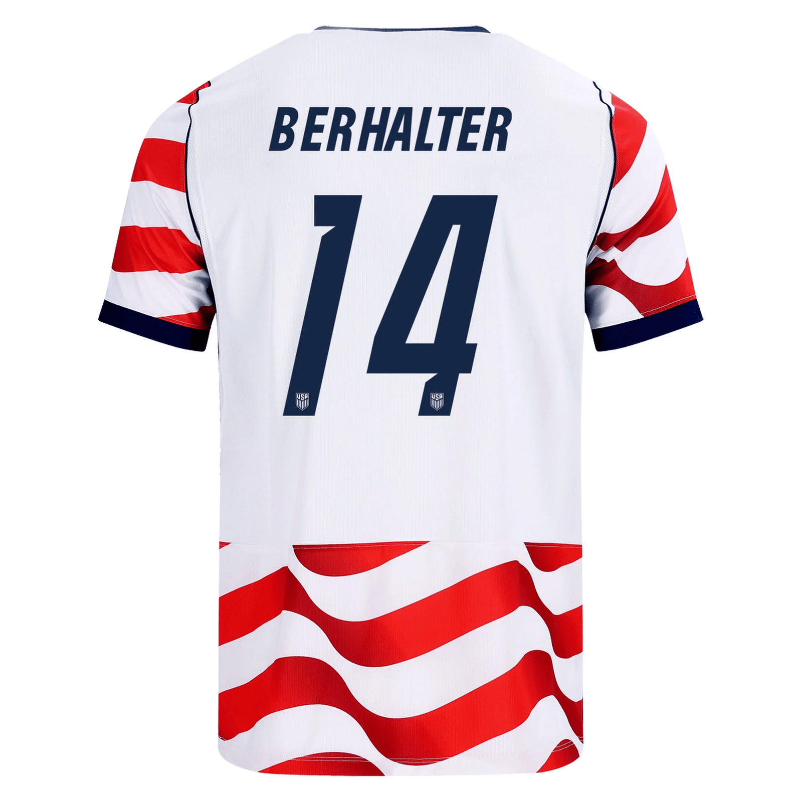 Nike Mens United States Sebastian Berhalter Stadium Home Jersey 2026 (Sail/Midnight Navy) | SoccerWearhouse