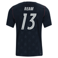 Nike Mens United States Tim Ream Away Stadium Jersey 2026 (Dark Obsidian/Pure Platinum)