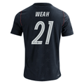 Nike Men's United States Tim Weah Match Authentic Away Jersey 2026 (Dark Obsidian/Pure Platinum)