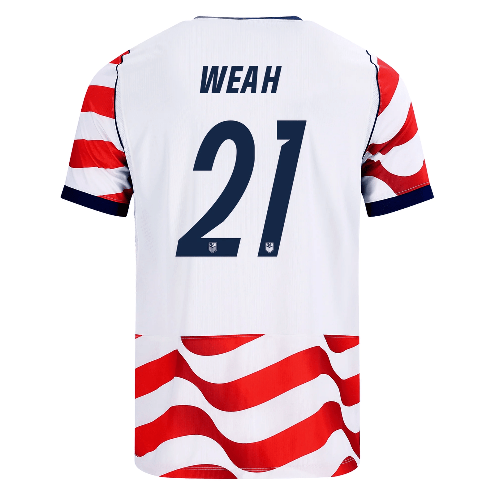Nike Mens United States Tim Weah Stadium Home Jersey 2026 (Sail/Midnight Navy) | SoccerWearhouse