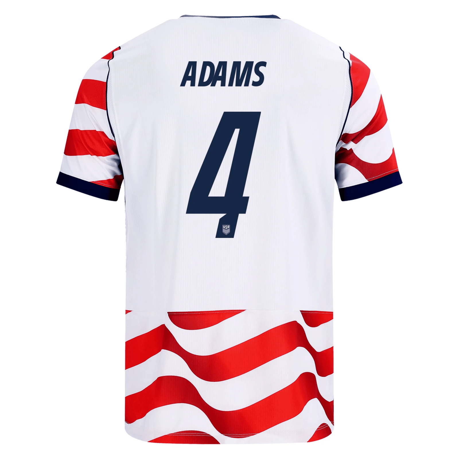 Nike Mens United States Tyler Adams Stadium Home Jersey 2026 (Sail/Midnight Navy) | SoccerWearhouse