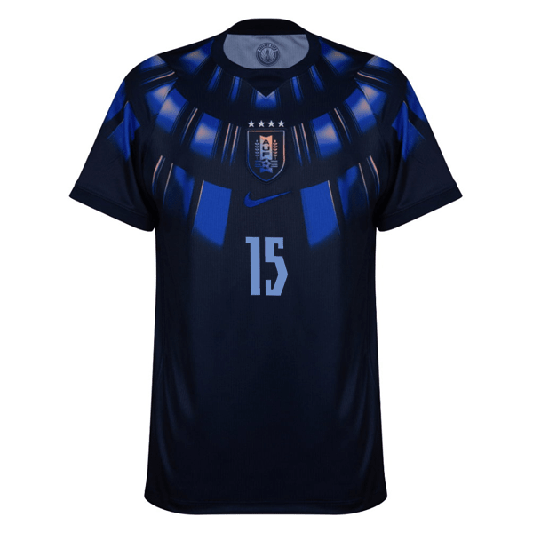 Nike Men's Uruguay Federico Valverde Away Stadium Jersey 2026 (Obsidia