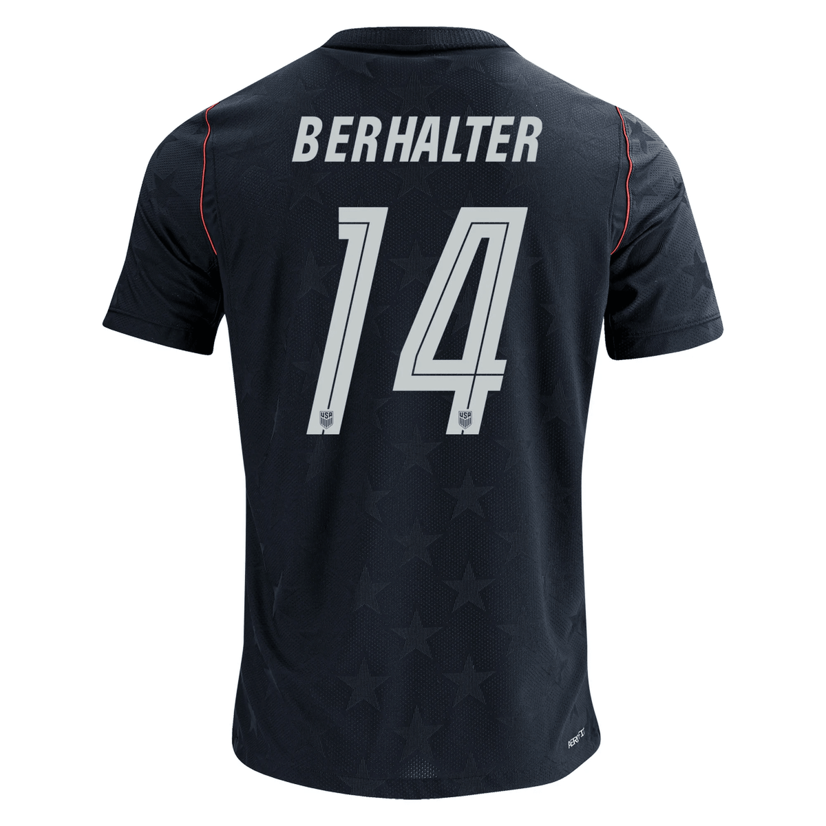 Nike Men's Weah United States Match Authentic Away Jersey 2026 (Dark Obsidian/Pure Platinum) | SoccerWearhouse