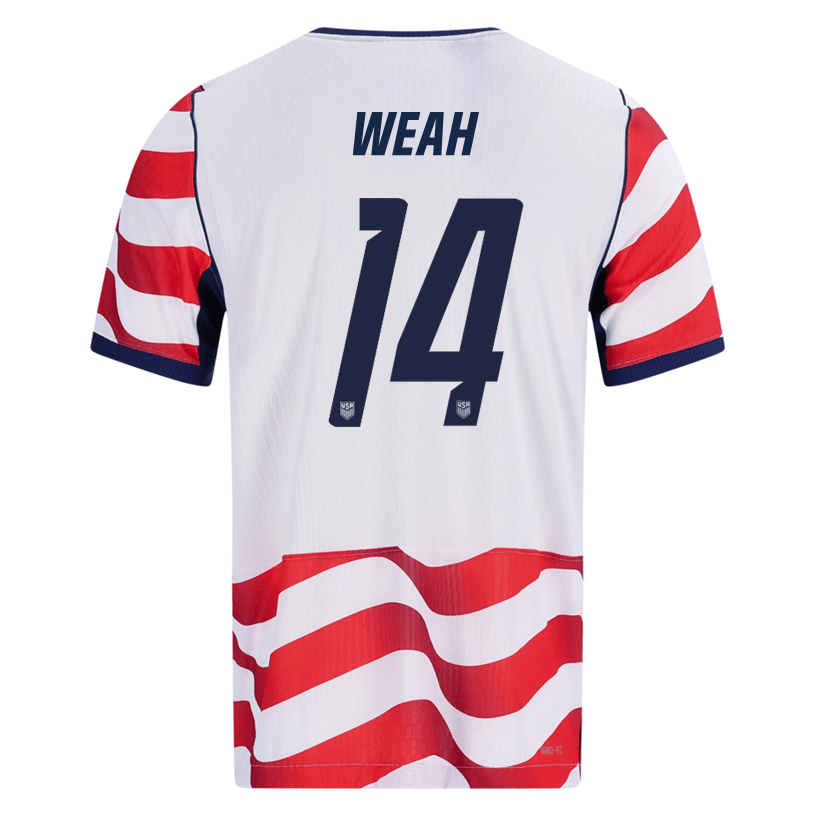 Nike Mens Weah United States Match Authentic Home Jersey 2026 (Sail/Midnight Navy) | SoccerWearhouse