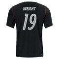 Nike Mens Wright United States Away Stadium Jersey 2026 (Dark Obsidian/Pure Platinum)