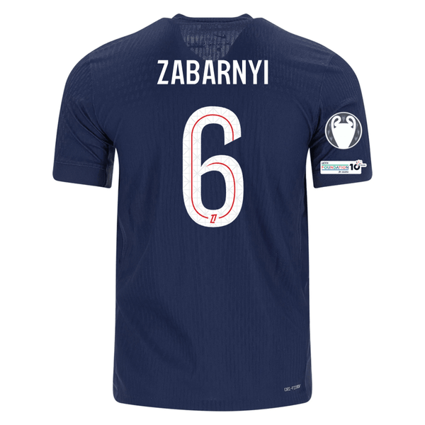 Nike Men's Zabarnyi Paris Saint-Germain Authentic Home Jersey 25/26 w/