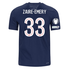 Nike Men's Zaire- Emery Paris Saint-Germain Authentic Home Jersey 25/2