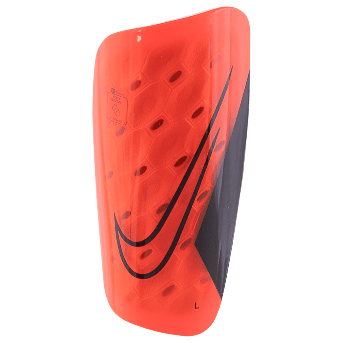 Nike Mercurial Lite Shin Guard (Bright Crimson/Black) | SoccerWearhouse