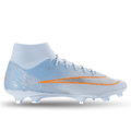 Nike Mercurial Superfly 11 Academy NU4 FG/MG Soccer Cleats (Celestine Blue/Orange/White)