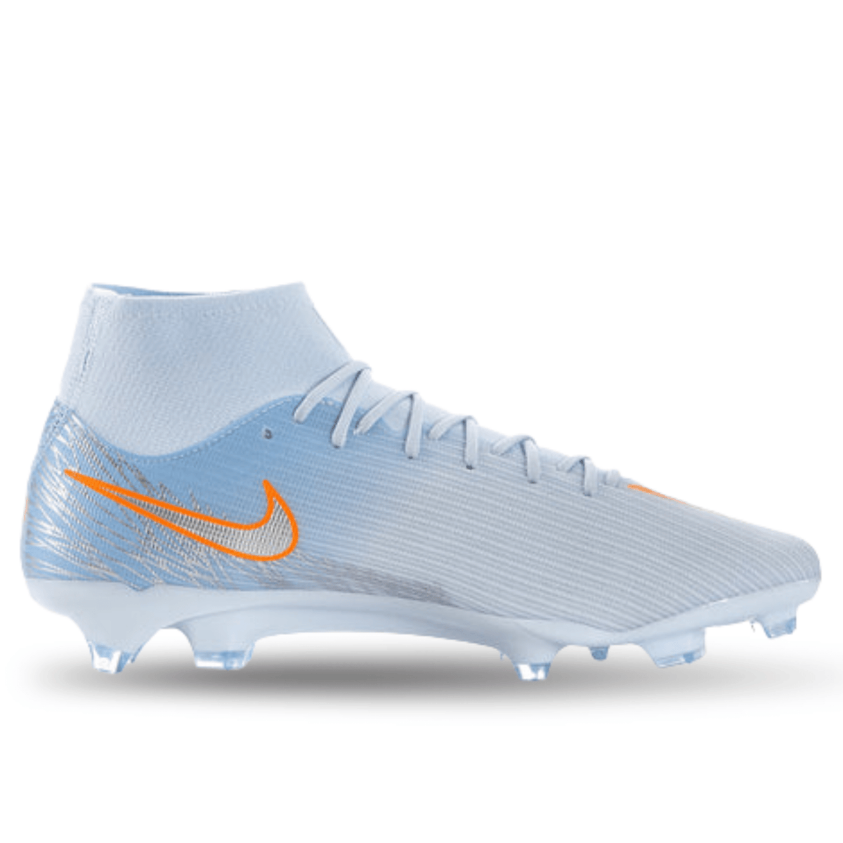 Nike Mercurial Superfly 11 Academy NU4 FG/MG Soccer Cleats (Celestine Blue/Orange/White) | SoccerWearhouse