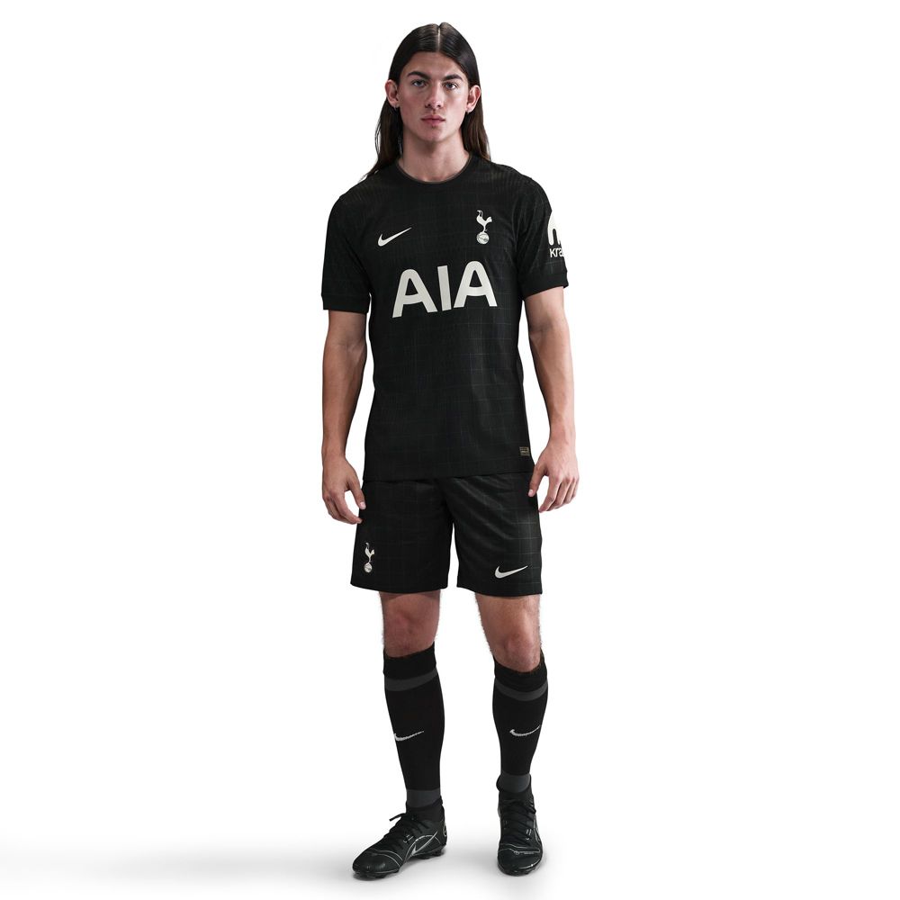 Nike Moore Tottenham Hotspur Authentic Away Jersey 25/26 w/ EPL Patch (Black/Iron) | SoccerWearhouse