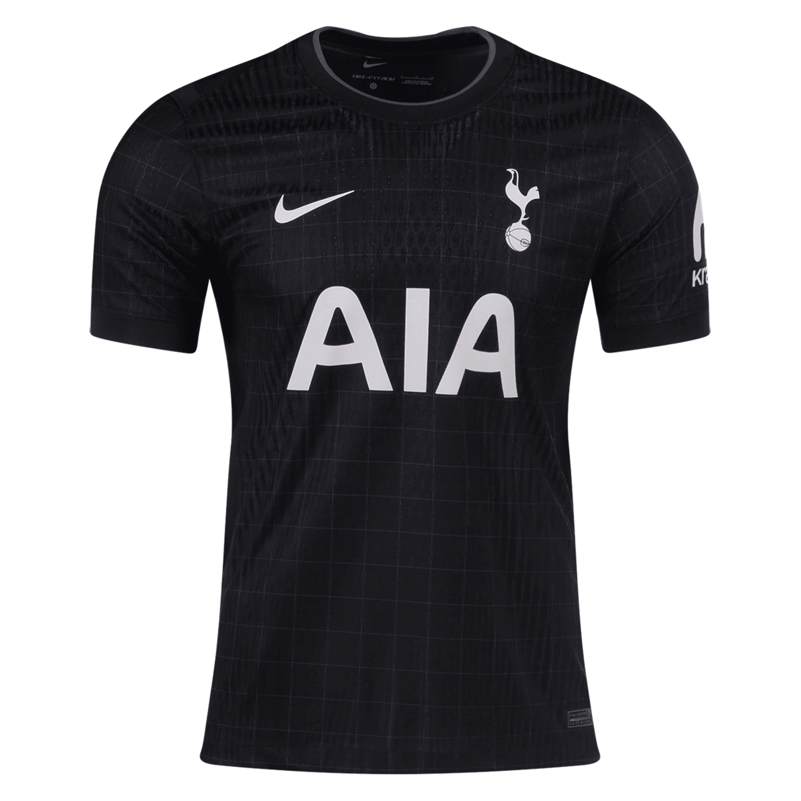 Nike Son Heung - min Tottenham Hotspur Authentic Away Jersey 25/26 w/ EPL Patch (Black/Iron) | SoccerWearhouse