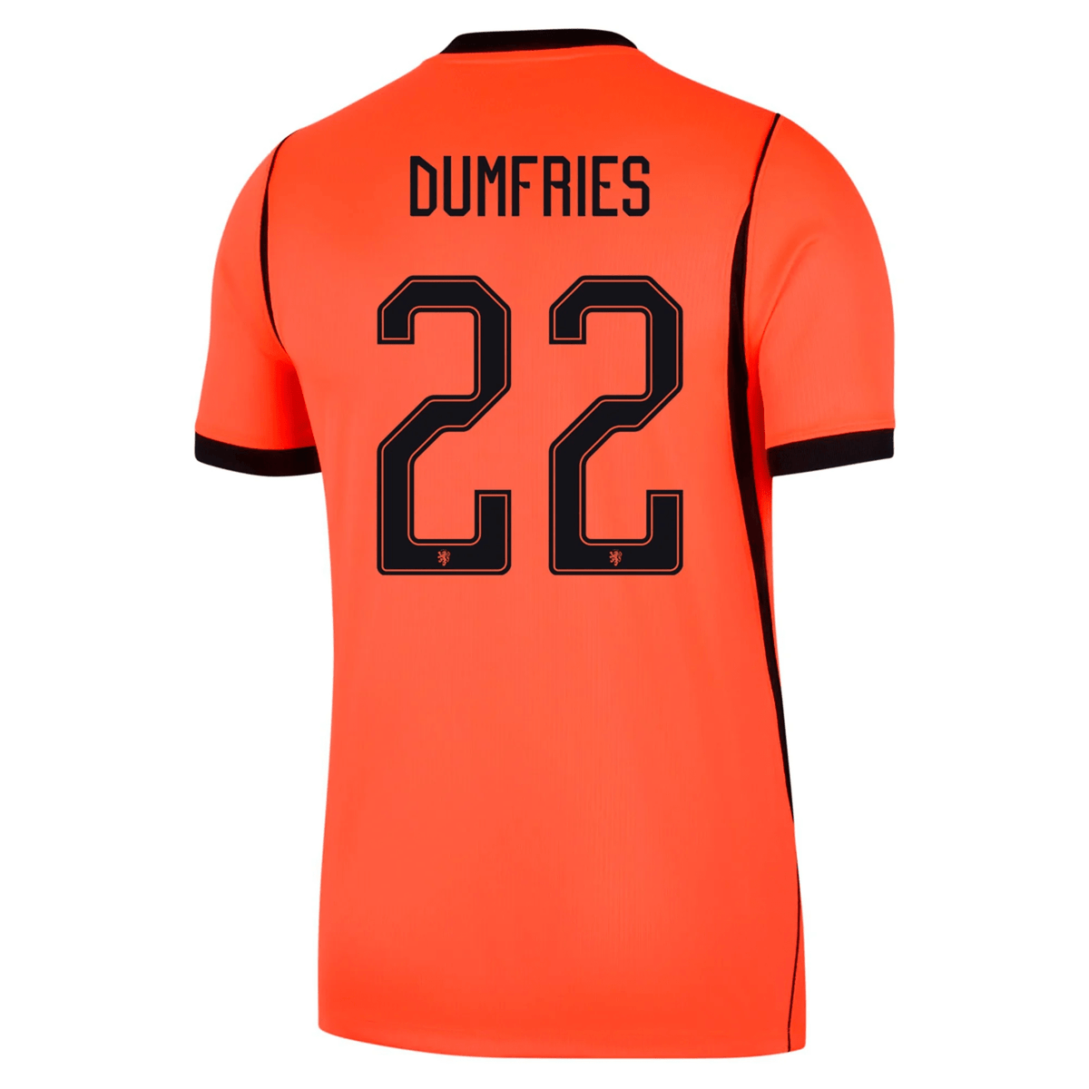 Nike Netherlands Denzel Dumfries Home Jersey 2026 (Hyper Crimson/Black) | SoccerWearhouse