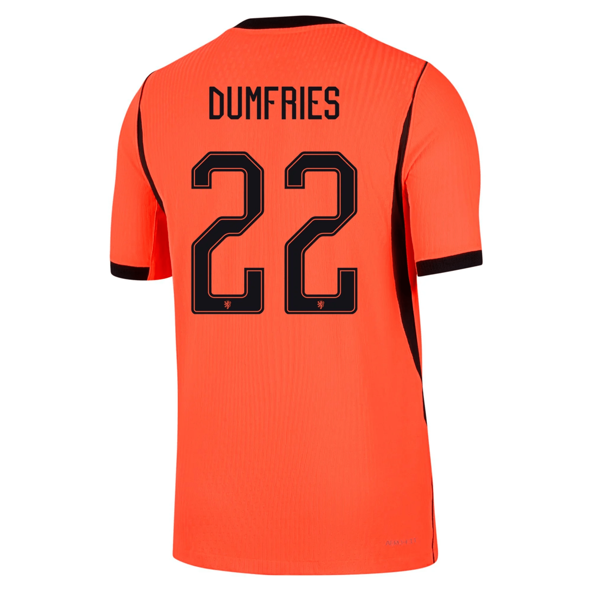 Nike Netherlands Denzel Dumfries Match Authentic Home Jersey 2026 (Hyper Crimson/Black)