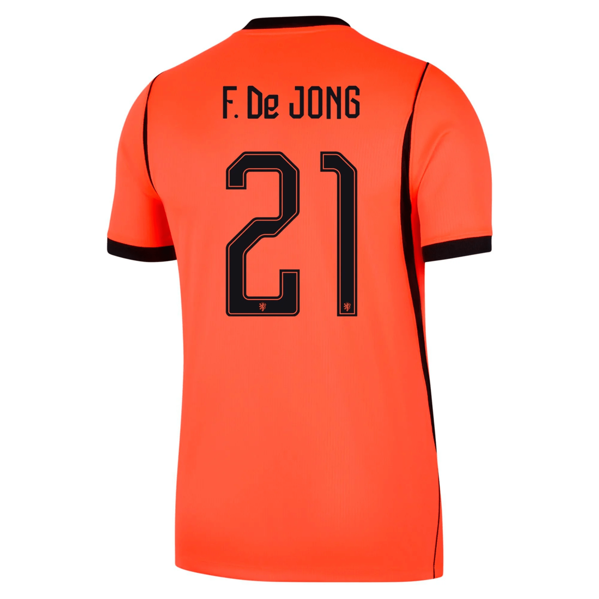 Nike Netherlands Frenkie De Jong Home Jersey 2026 (Hyper Crimson/Black